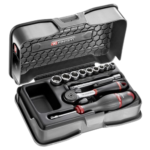 Facom 12-piece 1/4 metric 6-point socket set - R.161B R.161-1P6