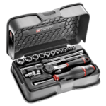Facom 17-piece 1/4 inch 6-point socket set - R.161B R.161-2P6U