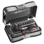 Facom 21-piece 1/4 inch 6-point socket and bit set - R.161B R.161-3P6U