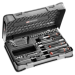 Facom 27-piece 1/4 metric 6-point socket and wrenches - R.161B R.430BP