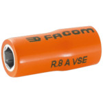Facom R.AVSE - VSE series 1,000 Volt insulated 6-point 1/4 sockets R.6AVSE