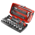 Facom Set of 6-point 1/4 sockets - metric - RL.NANO1 RL.NANO1