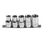 Facom Set of 1/4 long-reach inch 12-point sockets RTX.40