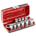 Facom Socket set 1/4'' 6 point metric - 11 pieces - R.180HX RXPICO