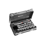 Facom 19-piece 1/2 metric 6-point sockets set S.161-2P6