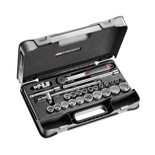 s.161-4p12 Facom 26-piece 1/2 metric 12-point sockets set S.161-4P12 - Image 1