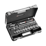 Facom 26-piece 1/2 metric 6-point sockets set S.161-4P6