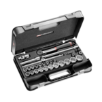 Facom 35-piece 1/2 metric 12-point sockets set S.446ADP