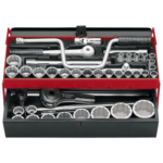 Facom Coffret de douilles 1/2 et 3/4 12 pans de 3/8 ?? 2 SK.452U