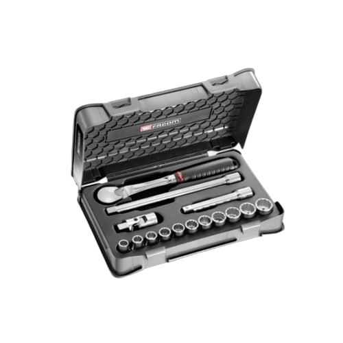 sl.161-1p12u Facom 15-piece 1/2 inch 12-point sockets set SL.161-1P12U - Image 1
