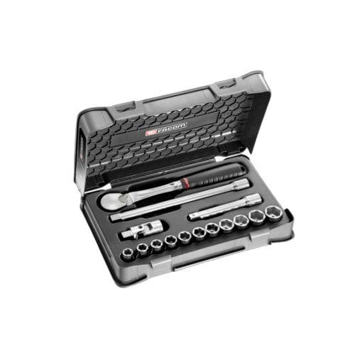 sl.161-1p6u Facom 15-piece 1/2 inch 6-point sockets set SL.161-1P6U - Image 1