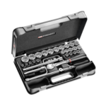 Facom 30-piece 1/2 metric 6-point sockets set SL.161-5P6