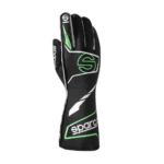 Sparco Futura Race Gloves - Black/Fluro Green