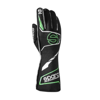 Sparco Futura Race Gloves - Black/Fluro Green