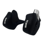 Sparco Cheek Padding Jet Helmet - Black