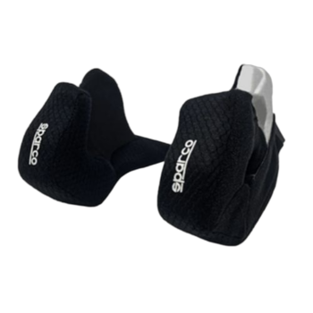 Sparco Cheek Padding Jet Helmet - Black