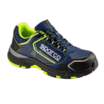 Sparco All Road S3 Mechanics Shoe - NavyBlue/FluroYellow