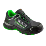 Sparco All Road S3 Mechanics Shoe - NavyBlue/FluroGreen