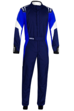 Sparco Competition Race Suit - Navy Blue / Blue / White