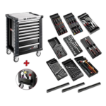 Facom 8 Dr. Roll Cab With Tools, Black Spotlightjet8mg
