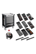 Facom 8 Dr. Roll Cab With Tools, Black Spotlightjet8mg