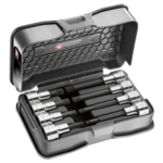Facom 8-piece set of 1/2 short- and long-reach XZN?? screwdriver sockets SV.J8B