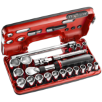 Facom SXL.DBOX1 - 1/2 metric 6-point extending ratchet set SXL.DBOX1