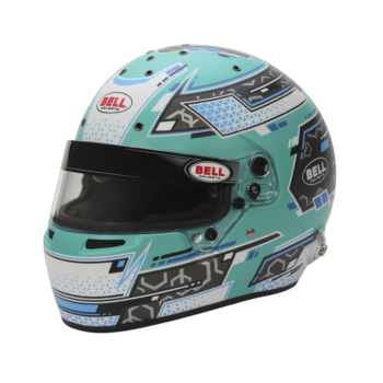 Bell RS7 PRO Stamina Helmet (Hans) - Anthracite/Aquamarine