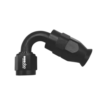 OBP 120 Degree CPE Fuel Hose End Fitting - Black