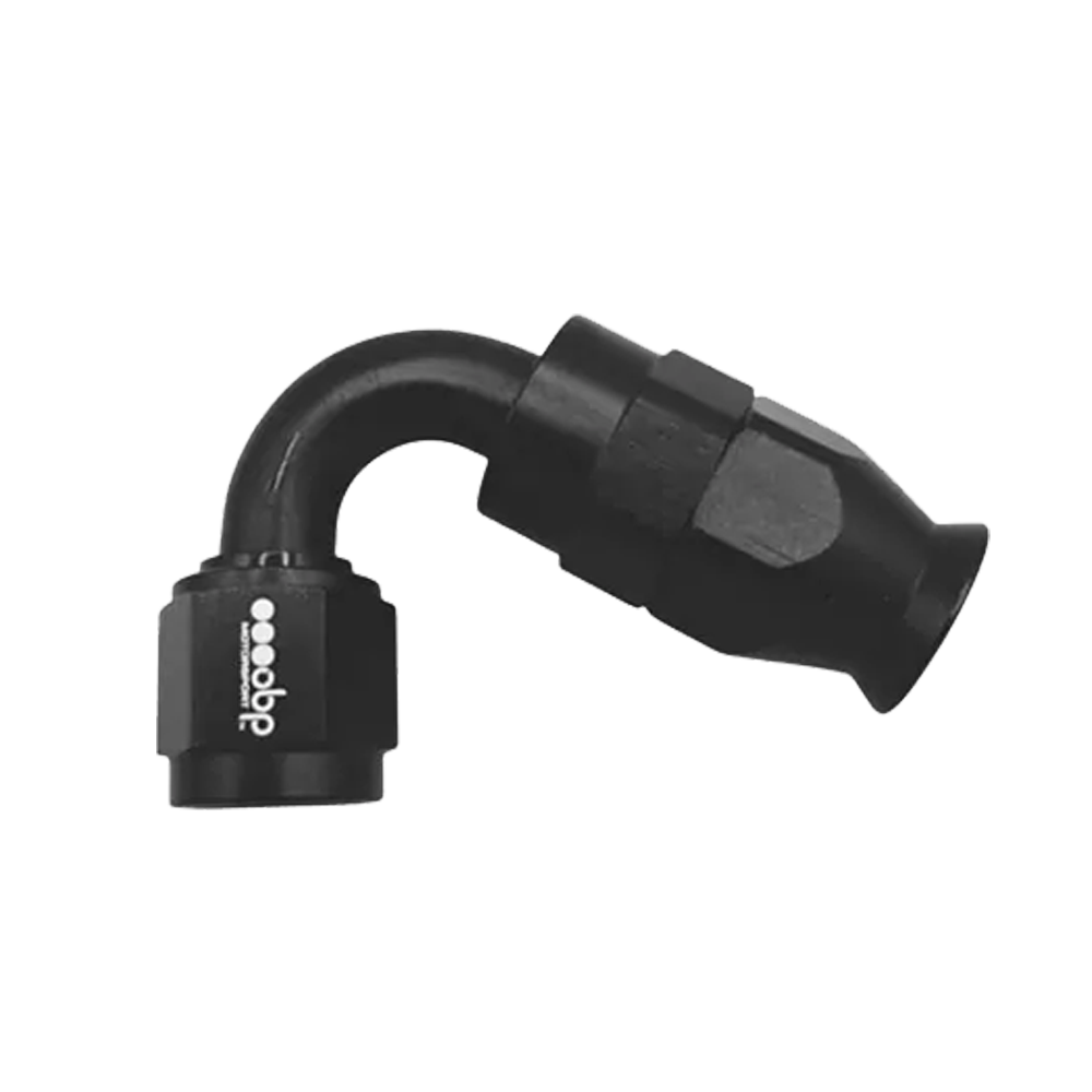 OBP 120 Degree CPE Fuel Hose End Fitting - Black