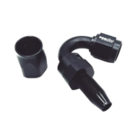 OBP 150 Degree CPE Fuel Hose End Fitting - Black 03