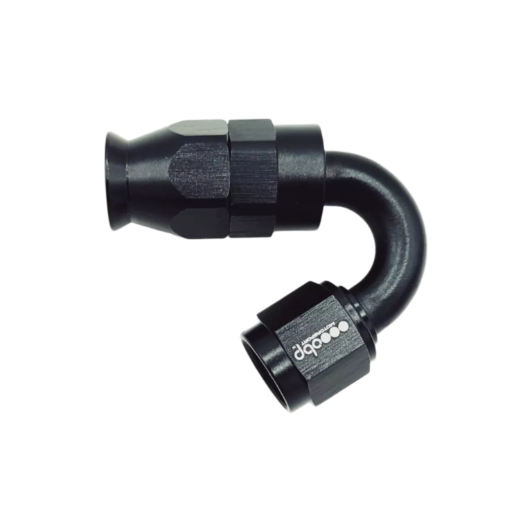 OBP 150 Degree PTFE Fuel Hose End Fitting - Black