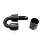 OBP 180 Degree CPE Fuel Hose End Fitting - Black 04