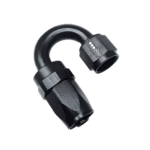 OBP 180 Degree CPE Fuel Hose End Fitting - Black