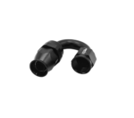 OBP 180 Degree PTFE Fuel Hose End Fitting - Black 02