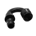 OBP 180 Degree Push Lock Fuel Hose End Fitting - Black 03