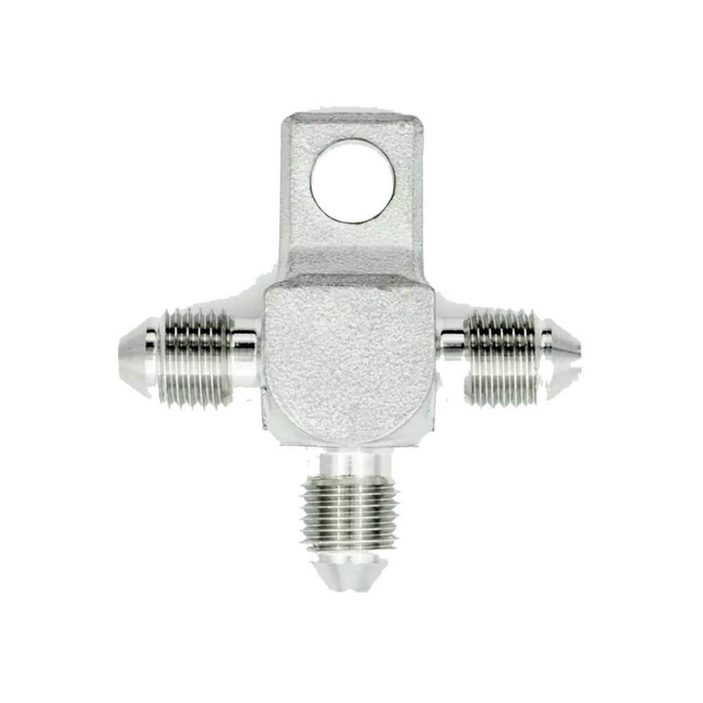 OBP -3 Male T Piece Adaptors with Mounting Tab - Stainless Steel