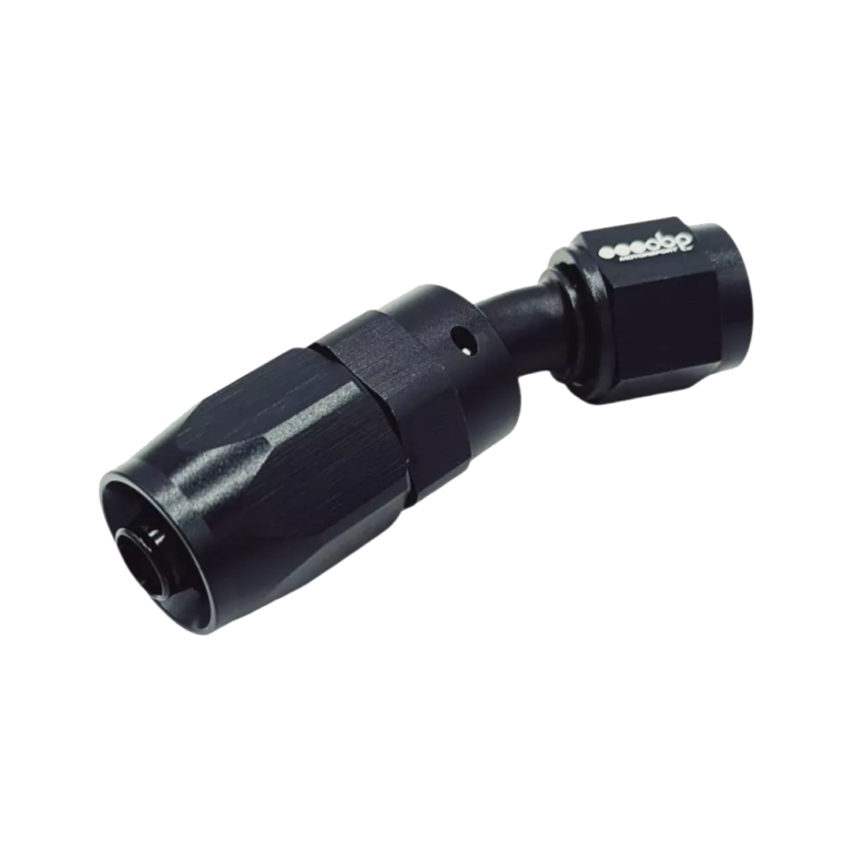 OBP 30 Degree CPE Fuel Hose End Fitting - Black 02