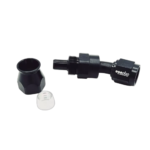 OBP 30 Degree PTFE Fuel Hose End Fitting - Black 03