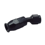OBP 30 Degree PTFE Fuel Hose End Fitting - Black 04