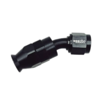OBP 30 Degree PTFE Fuel Hose End Fitting - Black