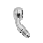 OBP 45 Degree AN3 Stainless Steel Brake Banjo Male Hose End