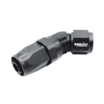 OBP 45 Degree CPE Forged Fuel Hose End Fitting - Black 03