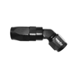 OBP 45 Degree CPE Forged Fuel Hose End Fitting - Black