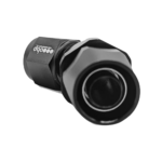 OBP 45 Degree PTFE Fuel Hose End Fitting - Black 03