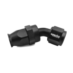 OBP 45 Degree PTFE Fuel Hose End Fitting - Black 04