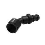 OBP 45 Degree Push Lock Fuel Hose End Fitting - Black 02