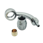 OBP 90 Degree AN3 Stainless Steel Brake Banjo Female Hose End 02