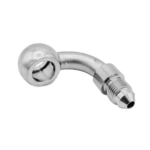 OBP 90 Degree AN3 Stainless Steel Brake Banjo Male Hose End