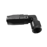OBP 90 Degree CPE Forged Fuel Hose End Fitting - Black 02